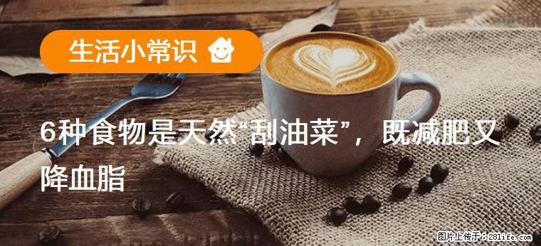 【生活小常识】6种食物是天然“刮油菜”，既减肥又降血脂 - 咸阳生活资讯 - 咸阳28生活网 xianyang.28life.com